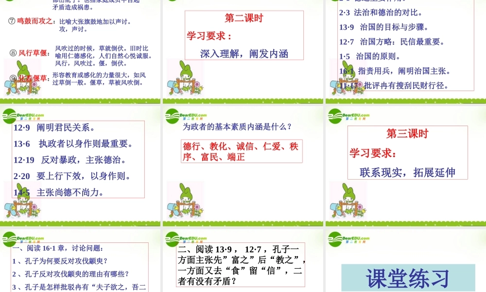 高中语文(论语)选读 第一课 为政以德课件 苏教选修之( 论语 孟子 选读) 课件