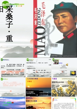 高中语文 第一单元第1课(采桑子 重阳)课件 人教版第一册 课件