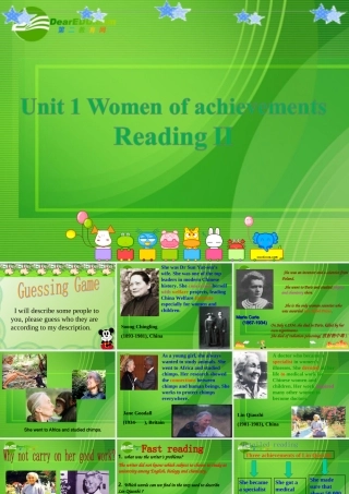 高中英语：unit1 reading2课件 人教版必修4 课件