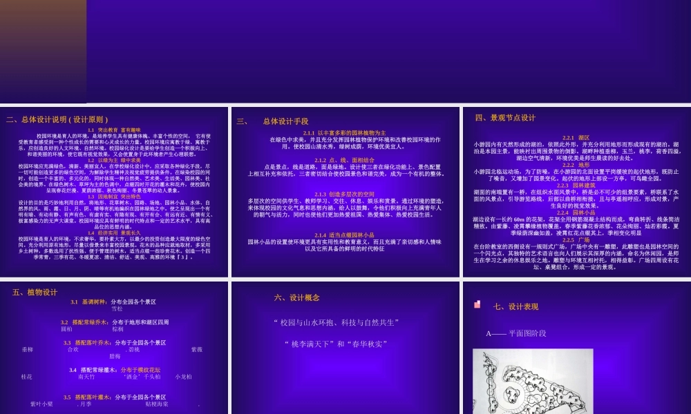 环境艺术设计景观作业