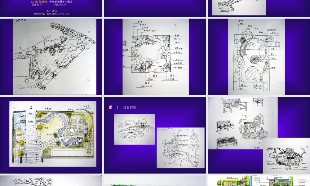 环境艺术设计景观作业