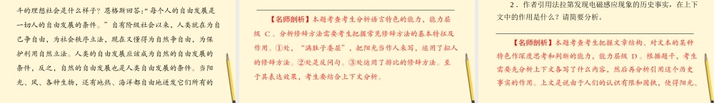 高考语文第一轮复习 考点知识课件29 课件