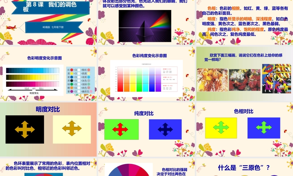 8我们的调色板