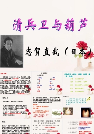 高中语文(清兵卫与葫芦)课件4 新人教版选修 课件