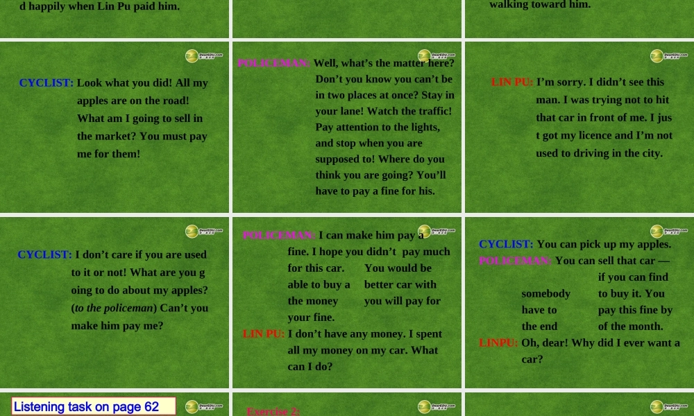 高中英语 Listening课件