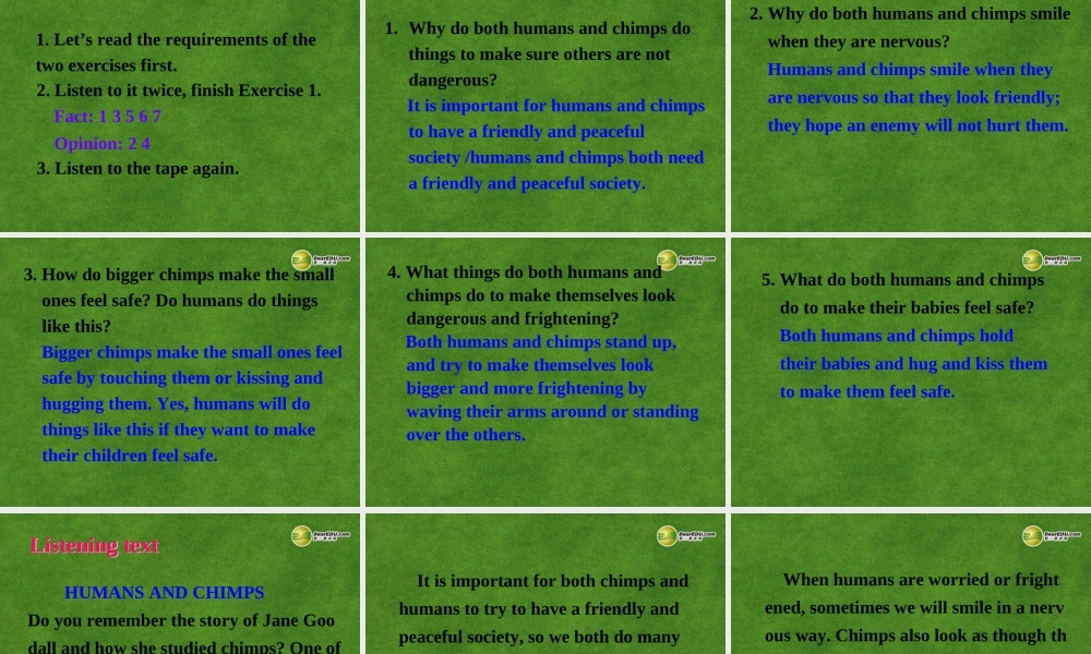 高中英语 Listening课件