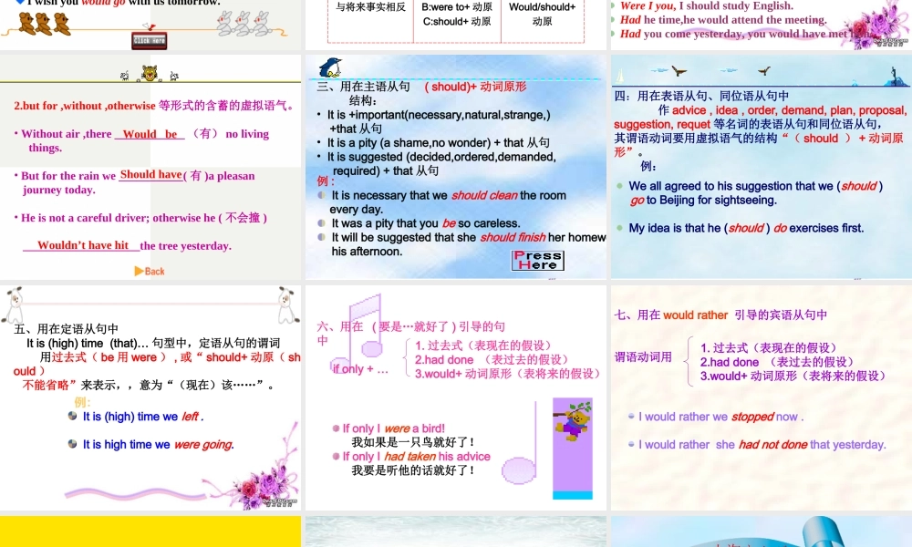 高二英语虚拟语气课件