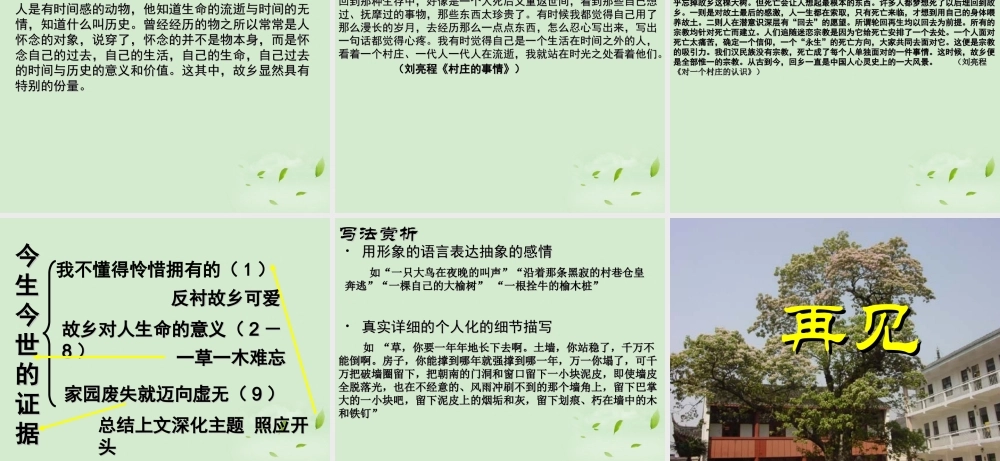 高中语文 今生今世的证据课件 苏教版必修1 课件