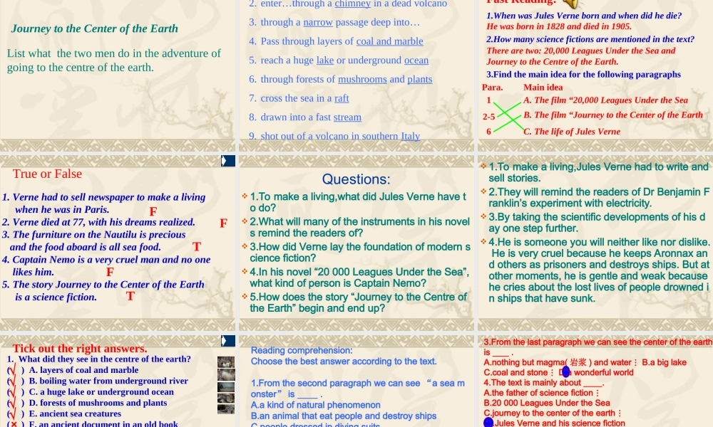 湖北高二英语unit12(period3)的课件[原创]-人教版下学期 湖北省高二英语下学期Unit12 Fact and fantasy 人教版[整理四套] 湖北省高二英语下学期Unit12 Fact and fantasy 人教版[整理四套]