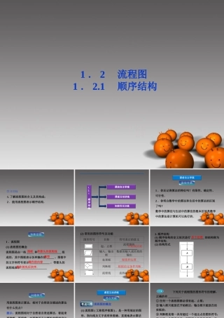 高考数学总复习 第1章1.2.1 顺序结构课件 苏教版必修3 课件