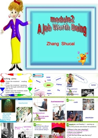 高中英语 Module 2(A job worth doing)课件-Reading and vocabulary 外研版必修5 课件