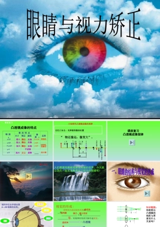 眼睛与视力矫正成品课件 第四章第6节眼睛与视力矫正 第四章第6节眼睛与视力矫正