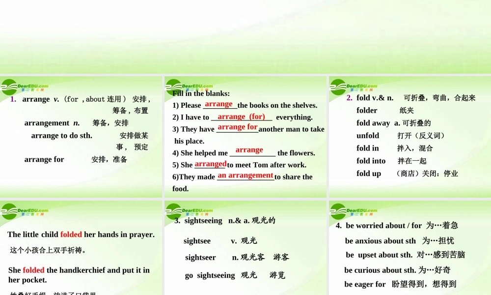 高中英语 Unit2 Language points2课件 新人教版必修5 课件