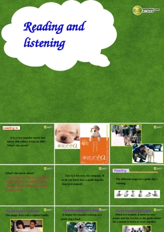 高中英语 Reading and listening课件