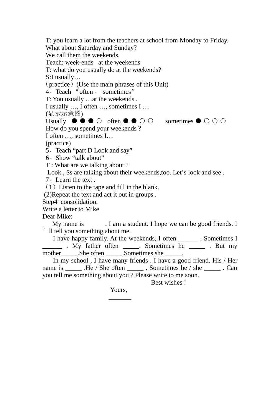 Unit8AttheweekendsPartA教案_第2页