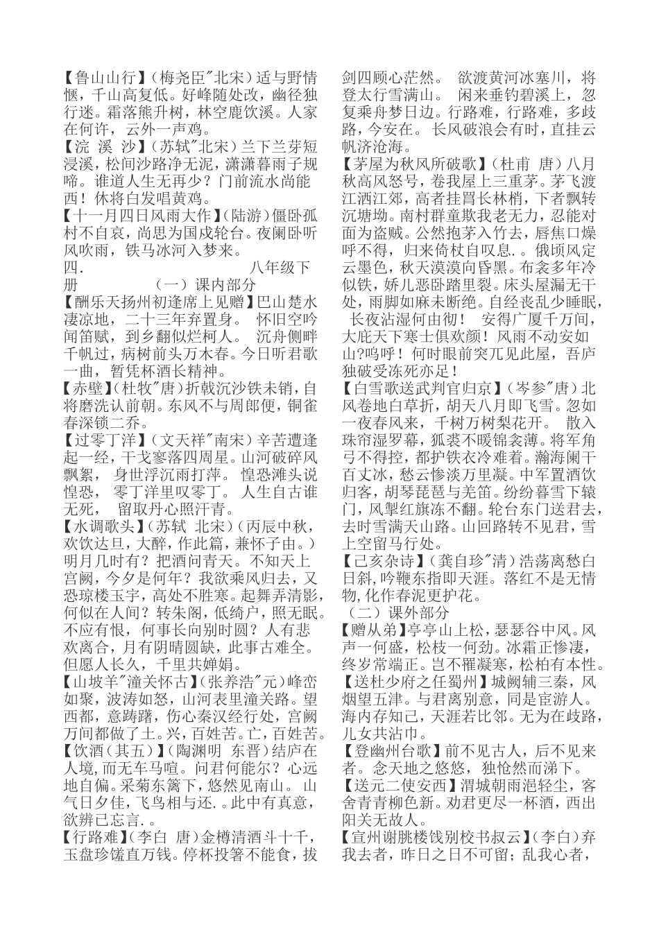 初中必备诗文_第3页