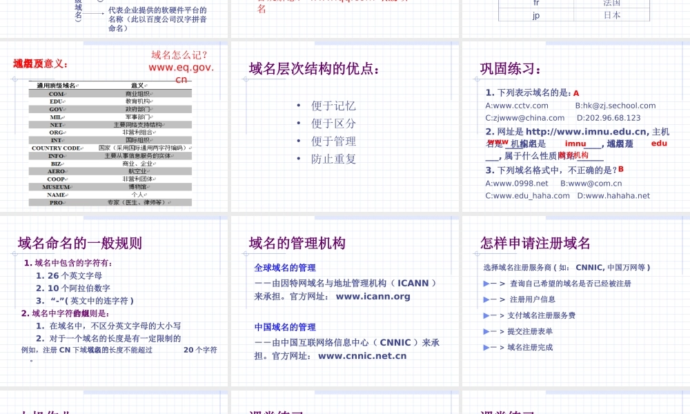 一、域名与网址