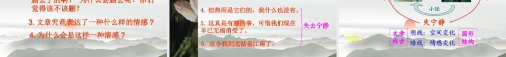 高中语文 第四专题之(荷塘月色)说课课件 苏教版必修2 课件