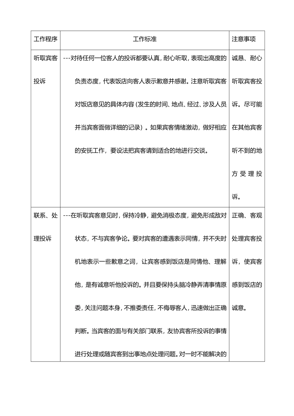 大堂副理工作程序与标准_第3页