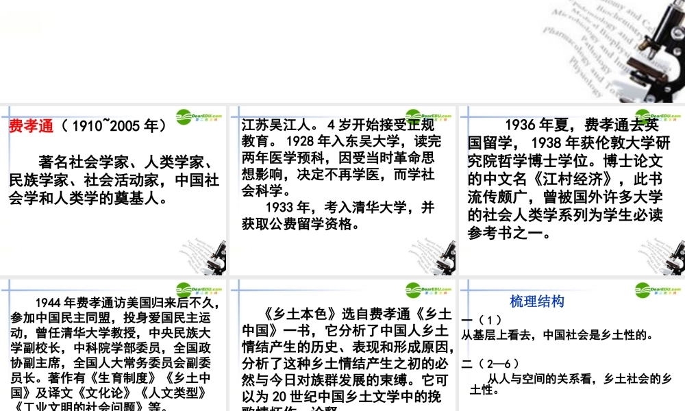 高中语文(诗歌 散文 小说)之(乡土本色)课件 北京版选修 课件