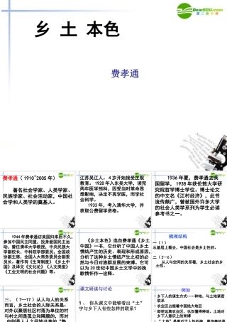 高中语文(诗歌 散文 小说)之(乡土本色)课件 北京版选修 课件