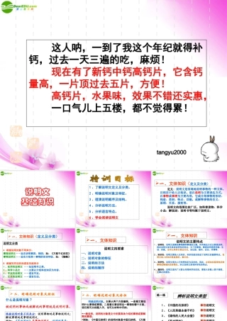 高考语文(说明文基础知识)优秀课件