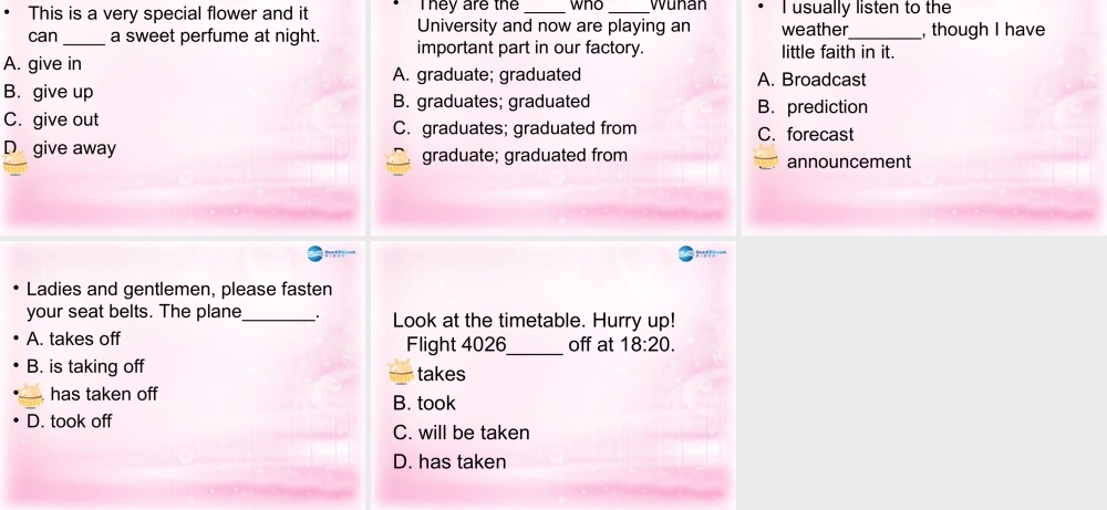 高中英语 Unit3 期中复习课件 新人教版必修1 课件