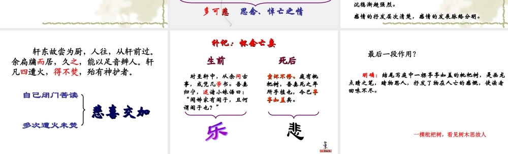 高二语文项脊轩志课件二 高二语文项脊轩志课件[整理三套] 高二语文项脊轩志课件[整理三套]