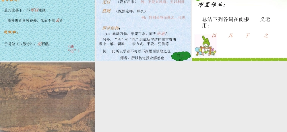 高中语文(愚溪诗序)课件 人教版第三册 课件