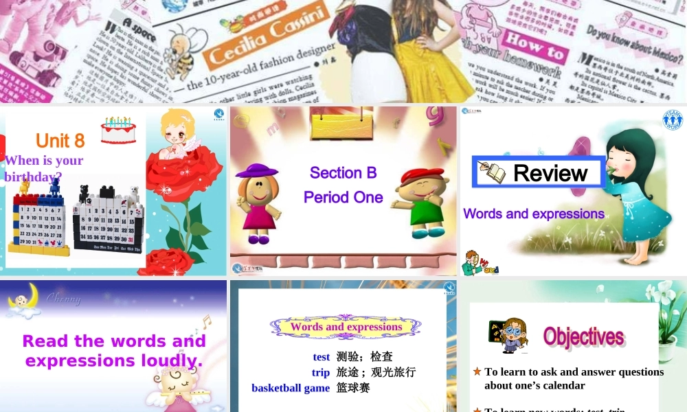 Unit8whenisyourbirthdaySectionB1