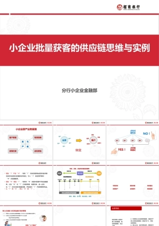 银行小企业批量获客的供应链思维和实例