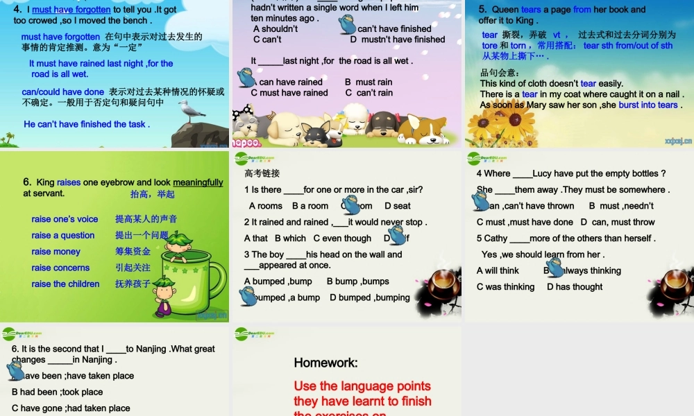 高中英语 Book 6 U1 Reading课件 牛津版选修6 课件