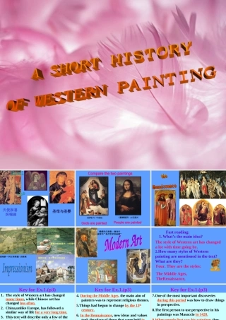 高中英语Unit1 Art-Reading课件 新课标 人教版 必修6 课件