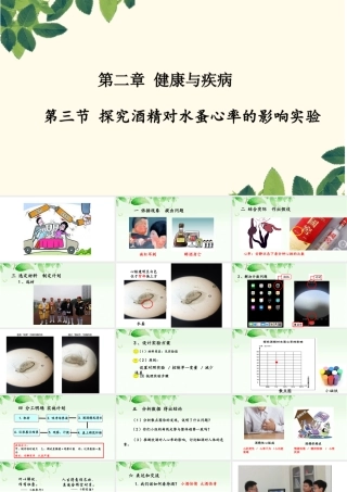 酒精对水蚤心率的影响(实验)