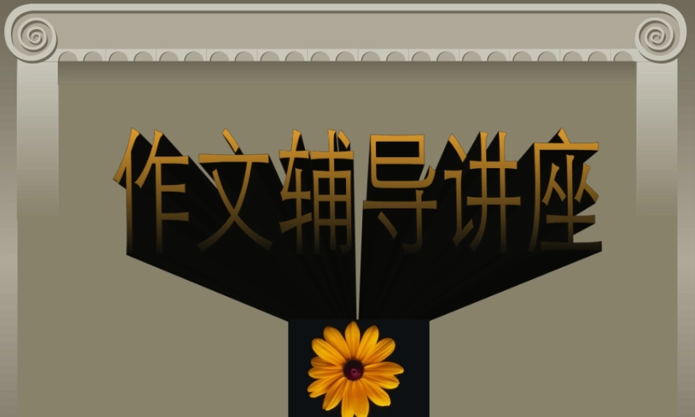 高考语文考点分析课件 作文讲座 课件