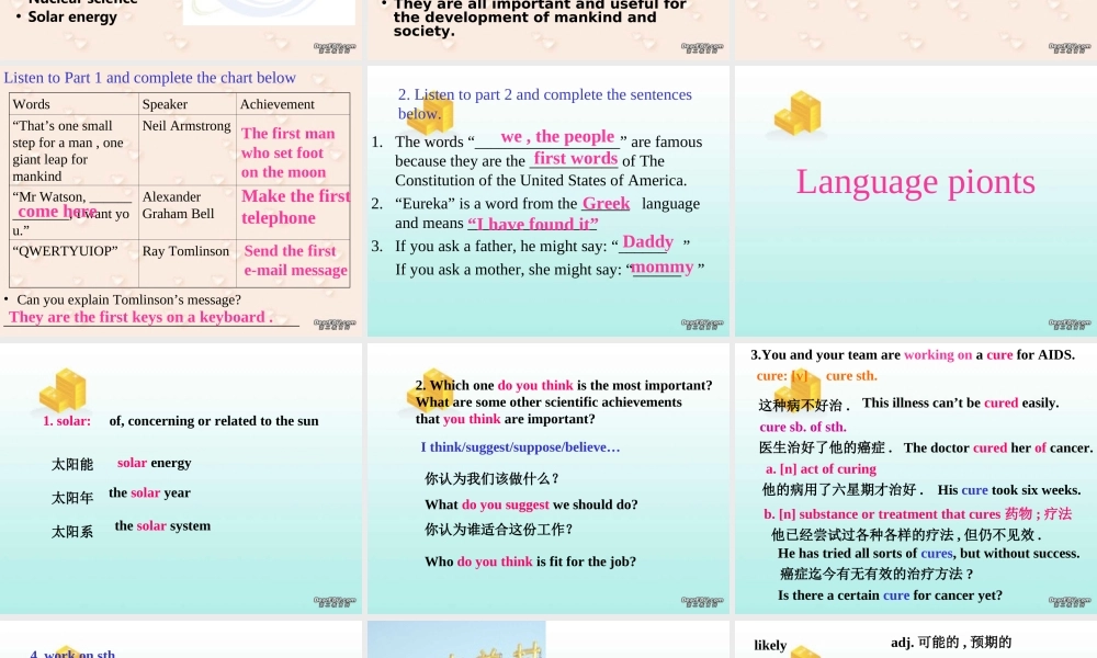 河北地区英高二语学Unit11 warmingup,listening,reading及languagepionts 课件