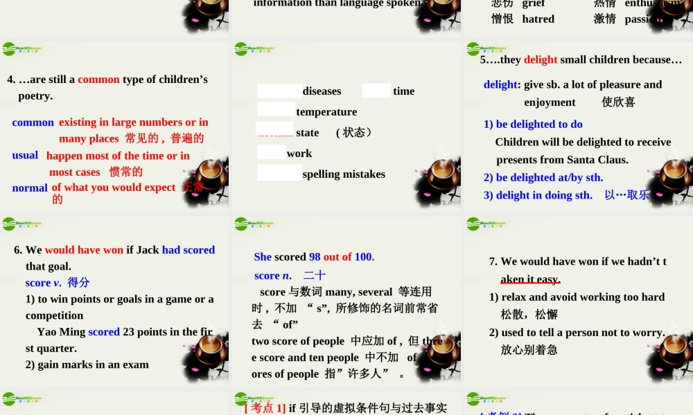 高中英语 Language points2课件 新人教版选修6 课件