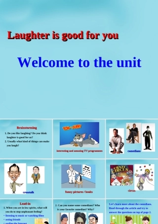 高中英语 unit2 Welcome to the unit课件 牛津译林版选修6 课件