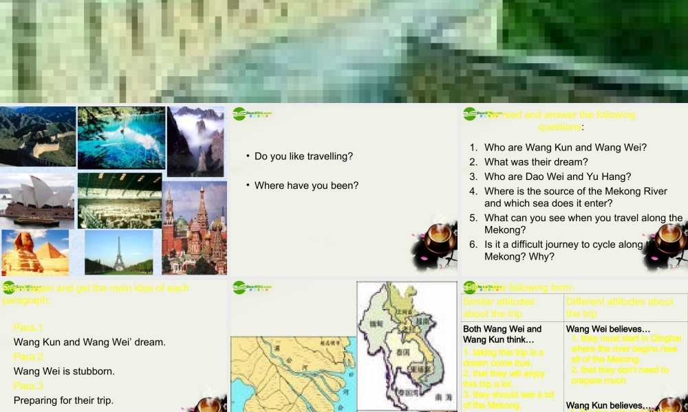 高中英语 unit 3课件 新人教版必修2 课件