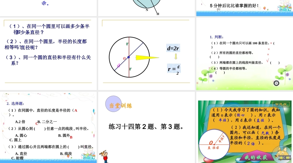 圆的认识课件张玉梅