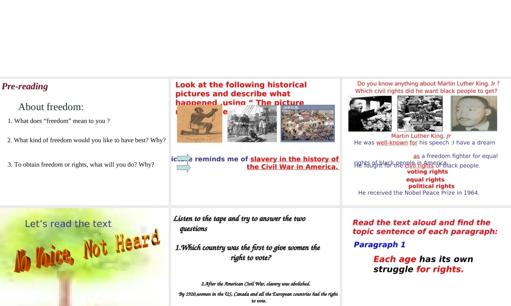 高二英语Unit14 Integrating Skills 人教版 课件