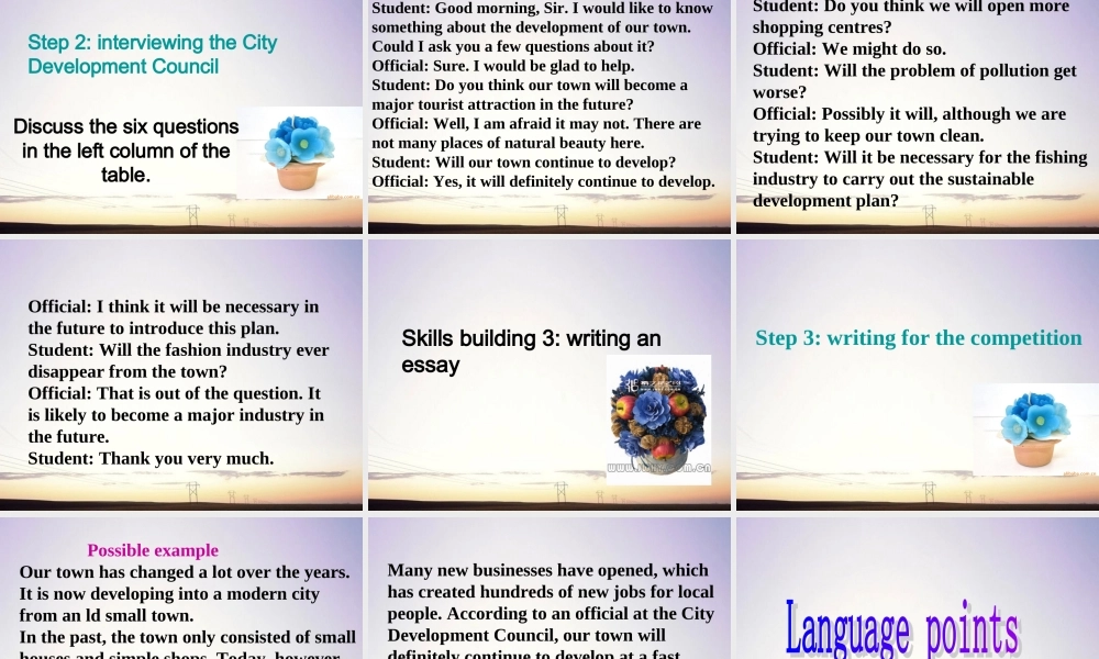 高中英语 M10 unit1 task课件 牛津版选修10 课件