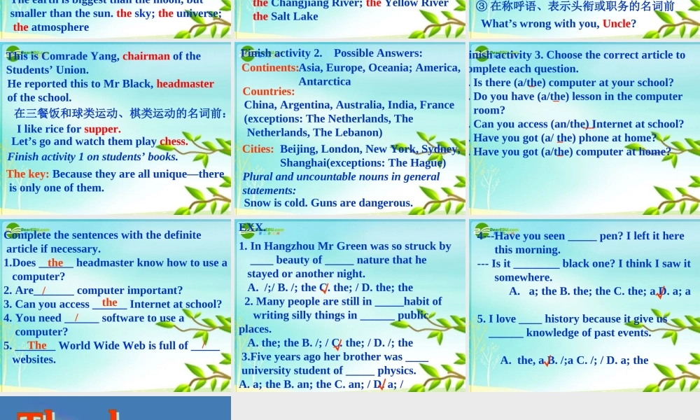 高中英语 Bernard Shaw's Pygmalion-grammar课件 外研版选修9 课件