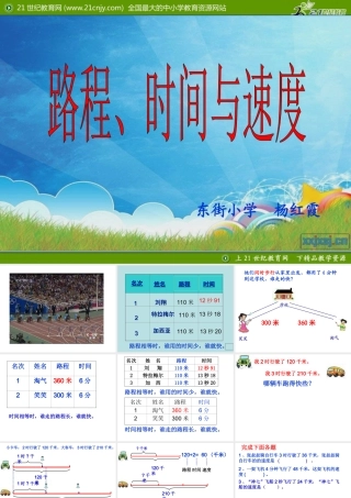 速度时间路程.