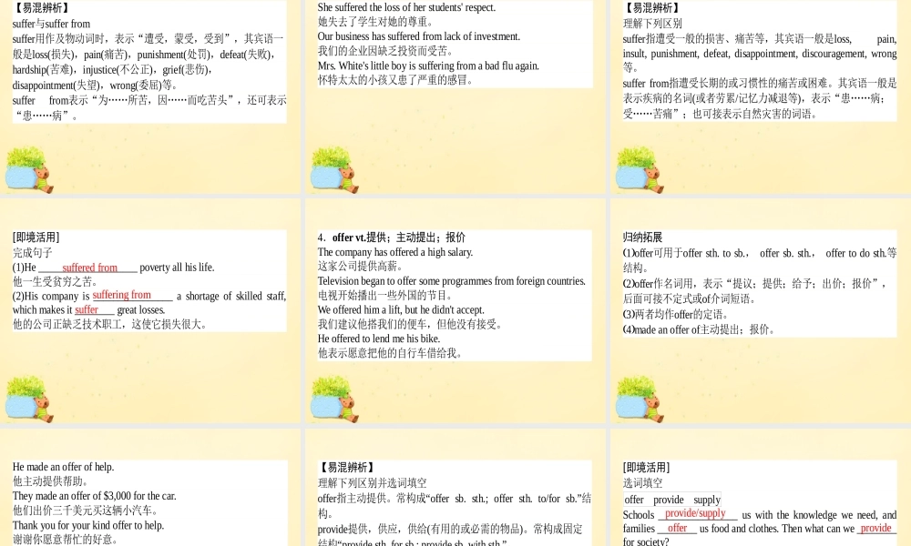 高考英语一轮复习 Module 2 A job worth doing课件 外研版必修5 课件
