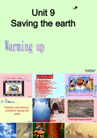 高二英语Unit9 Warming up课件