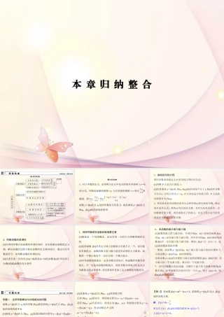 高中数学(第三章 导数及其应用)归纳整合 新人教A版选修1-1 课件