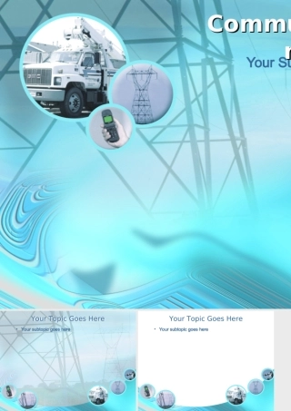 PPT模板(通信主题)