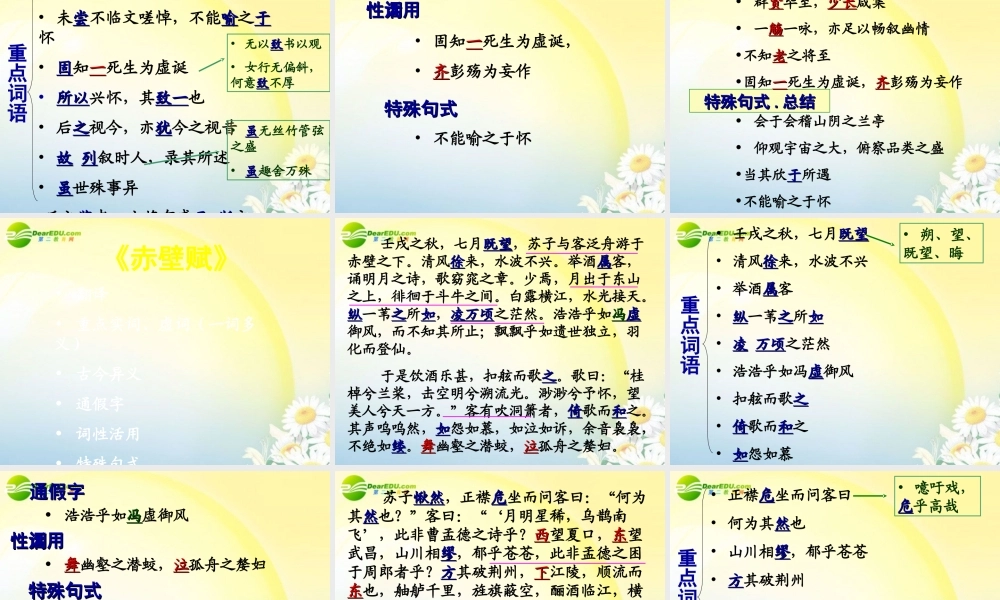 高考语文 文言文复习课件 新人教版必修2 课件