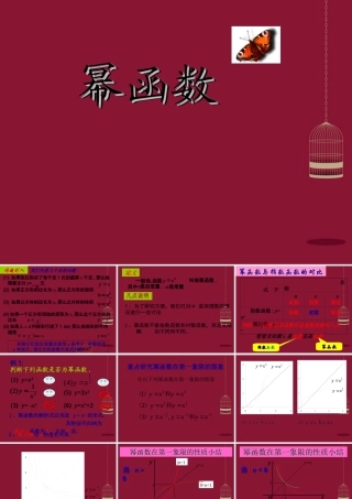 高中数学 3.3幂函数课件 苏教版必修1 课件